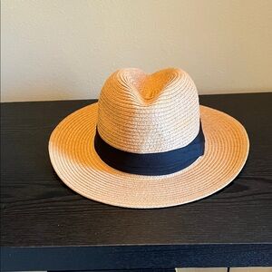 Tan Hat with Black Band